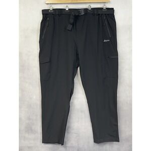 Clothin Brand Hiking Pants Mens 3XL Stretch Black Gorpcore Outdoor Athleisure